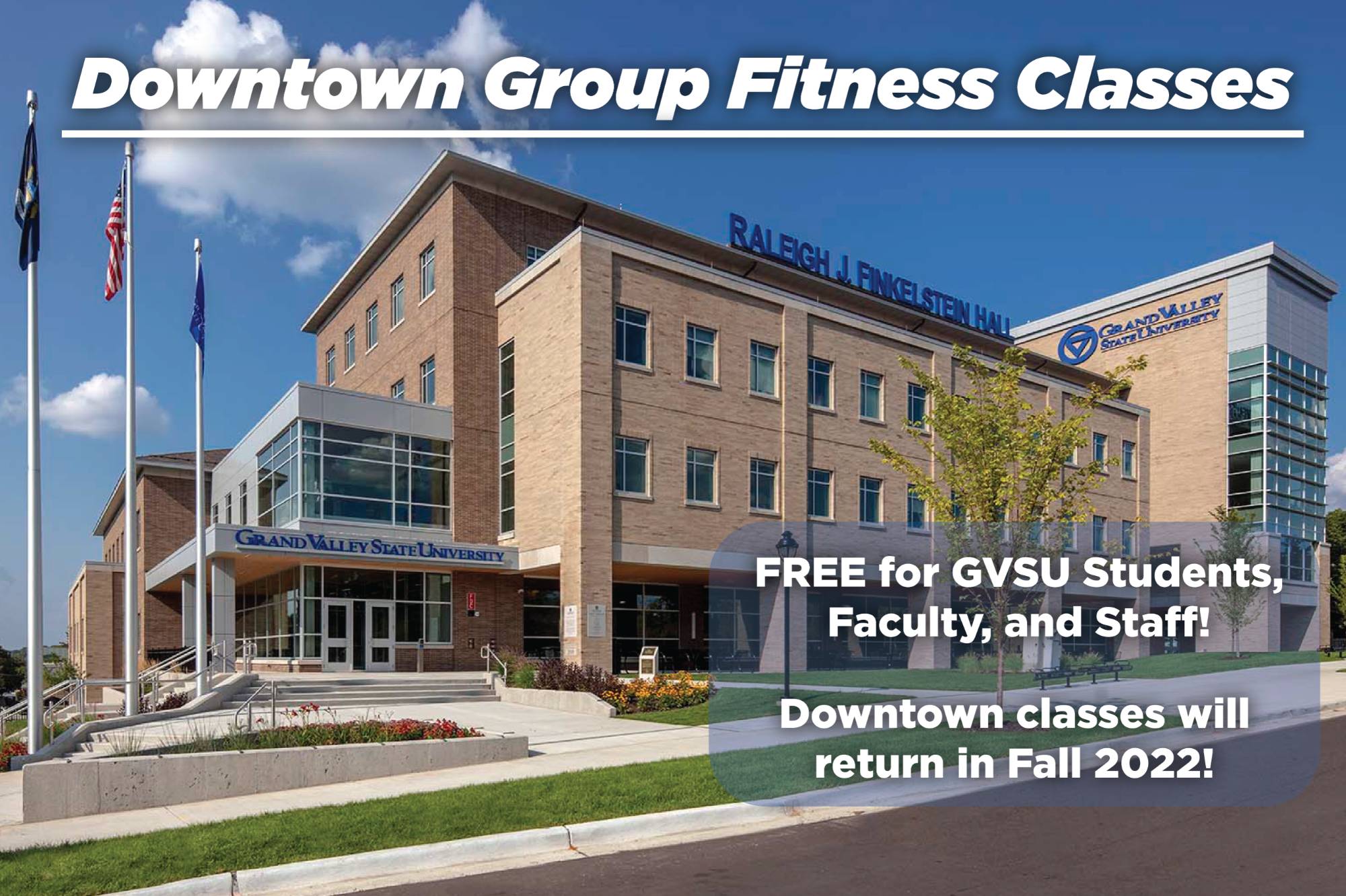 Downtown Group Exercise Schedule